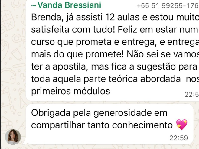 Depoimento Vanda Bressiani